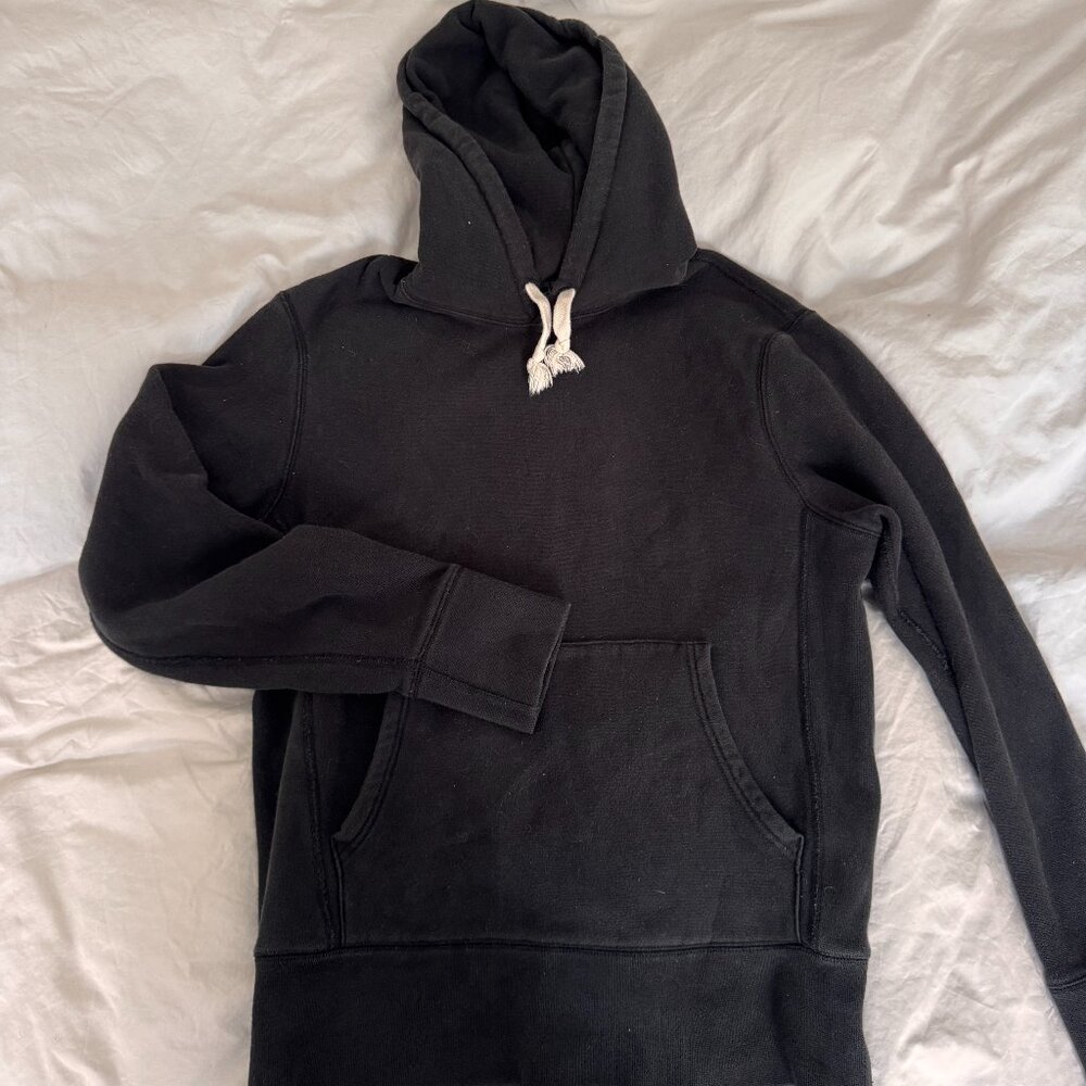 Todd Snyder / Champion Mid-weight Popover Hoodie in Black, M